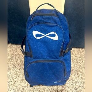 Nfinity Blue Sparkle Cheer Backpack